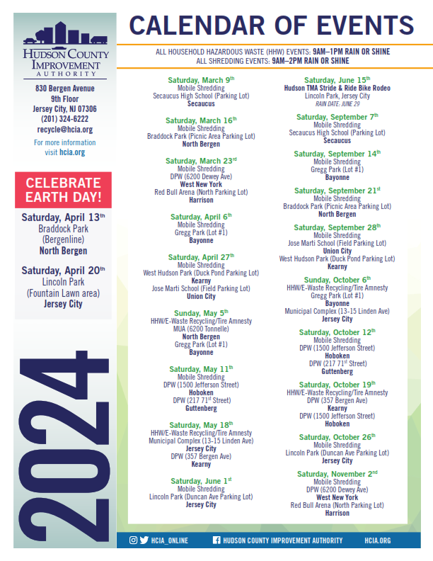 HCIA Calendar Of Events for 2024