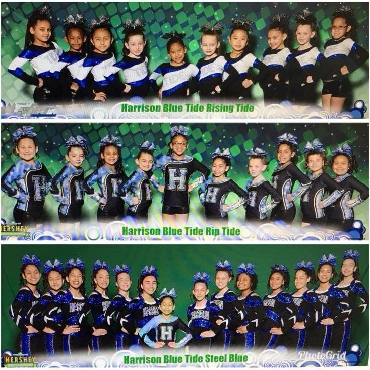 Harrison Blue Tide Competition Cheerleaders