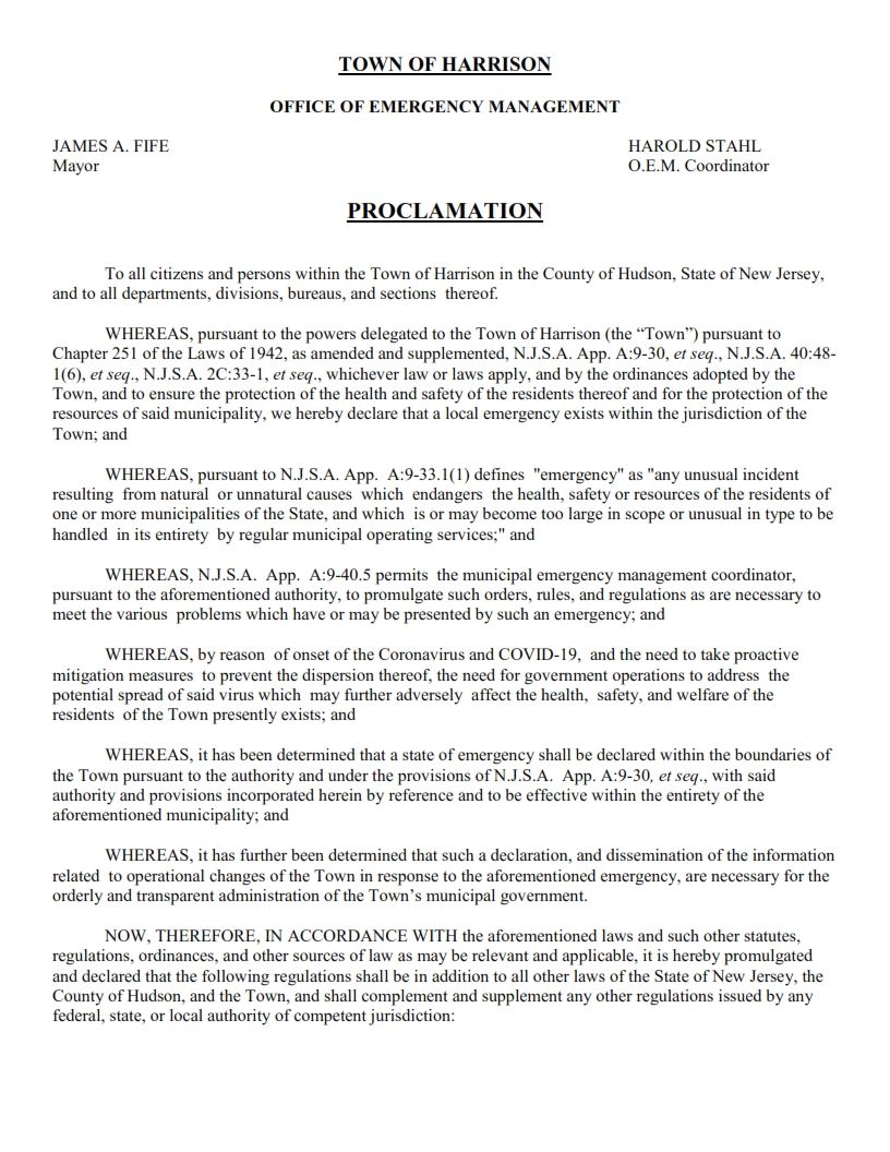 OEM Emergency Proclamation 03-16-2020_001